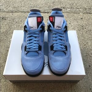 Nike Air Jordan Retro 4 University Blue UNC Sz 11